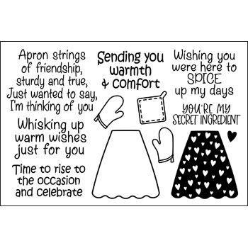 Apron Extras Clear Stamp Set